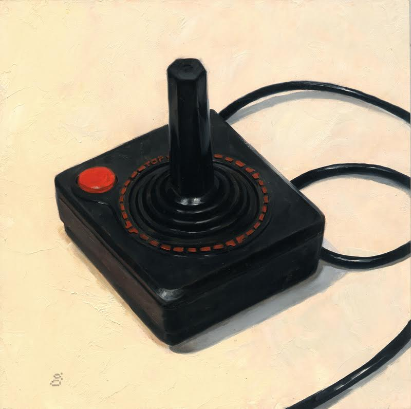 Illustration for article titled DualShock, Paint On Canvas, 2015
